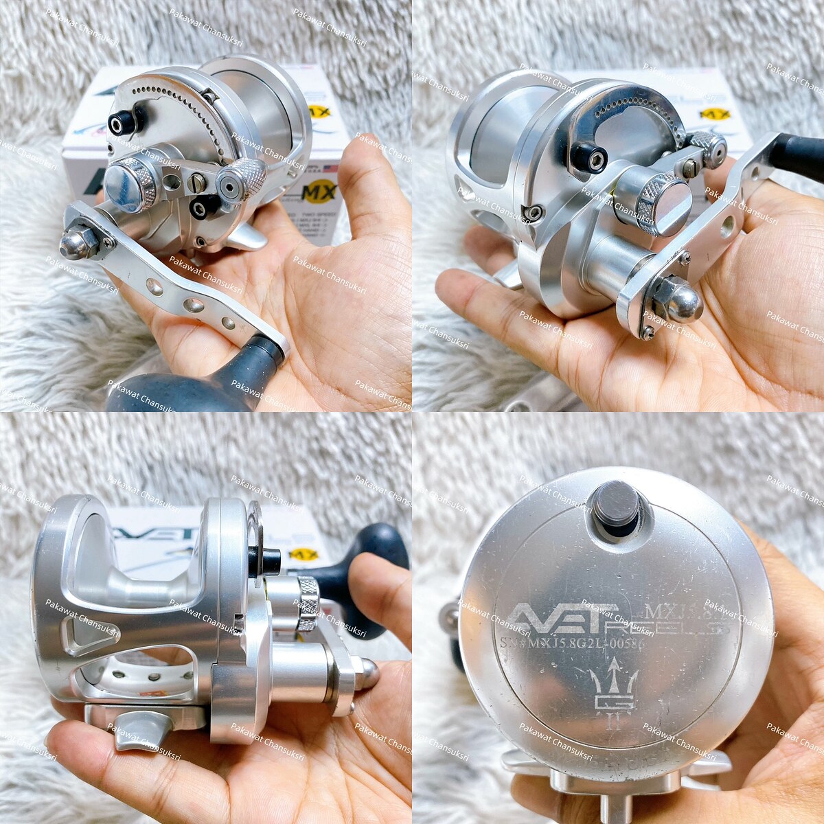 Avet MXJ 5.8 G2L (ซ้าย)
รอกสภาพยังพอสวย มีริ้วร