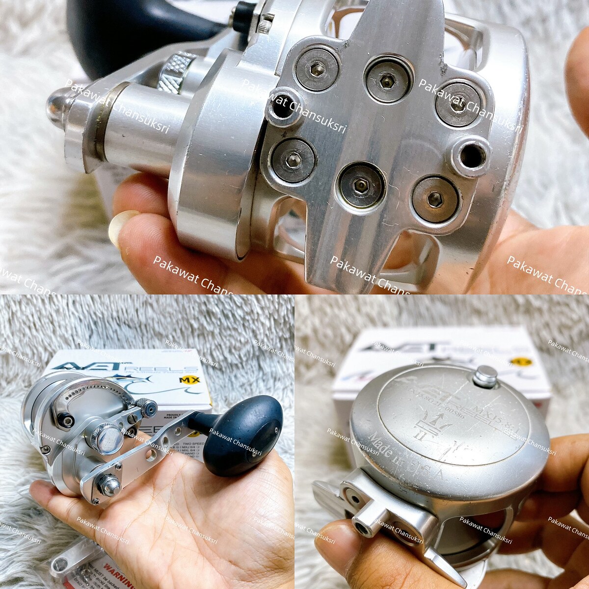 Avet MXJ 5.8 G2L (ซ้าย)
รอกสภาพยังพอสวย มีริ้วร