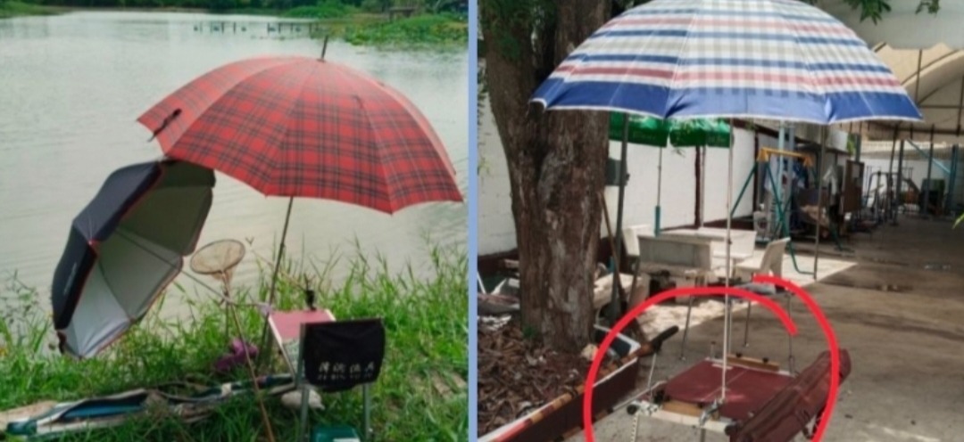 ร่มแบบนี้ครับ แต่ร่มแพงดัดแปลงร่มท