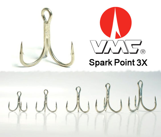 VMC 7556 Spark Point 3X : VMC Treble เบ็ด (Hook)
