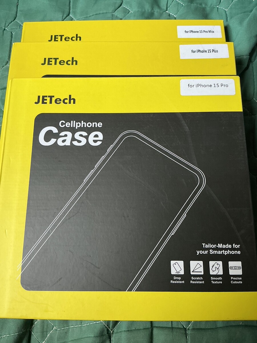 เคสโทรศัพท์มือถือแบรนด์ JETech   รุ่น iPhone 15 pro - 15 plus - 15 pro max