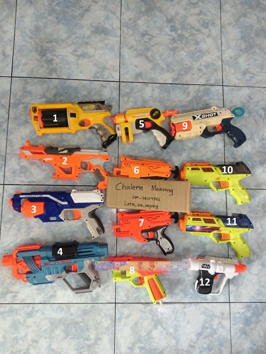 ปืนของเล่น Nerf  ใช้ได้ปกติครับ น้าเอาไปยิงตอนนั่งรอปลากินเหยื่อได้ครับ555