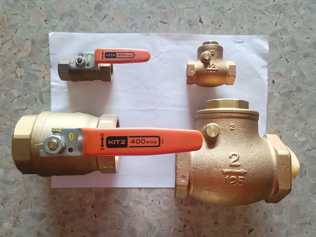 BALL VALVE / CHECK VALVE  (KITZ)
