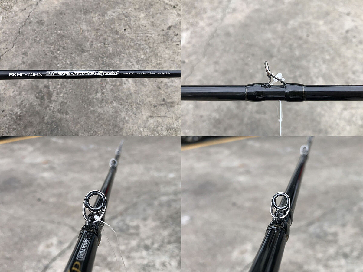 Valley hill Black Scale BKHC-74HX คัน 1 ท่อนยาว 7'4" เวท 8-20lb คันสวยใหม่มาก ริ้วรอยผิวๆ เล็กน้อย ค