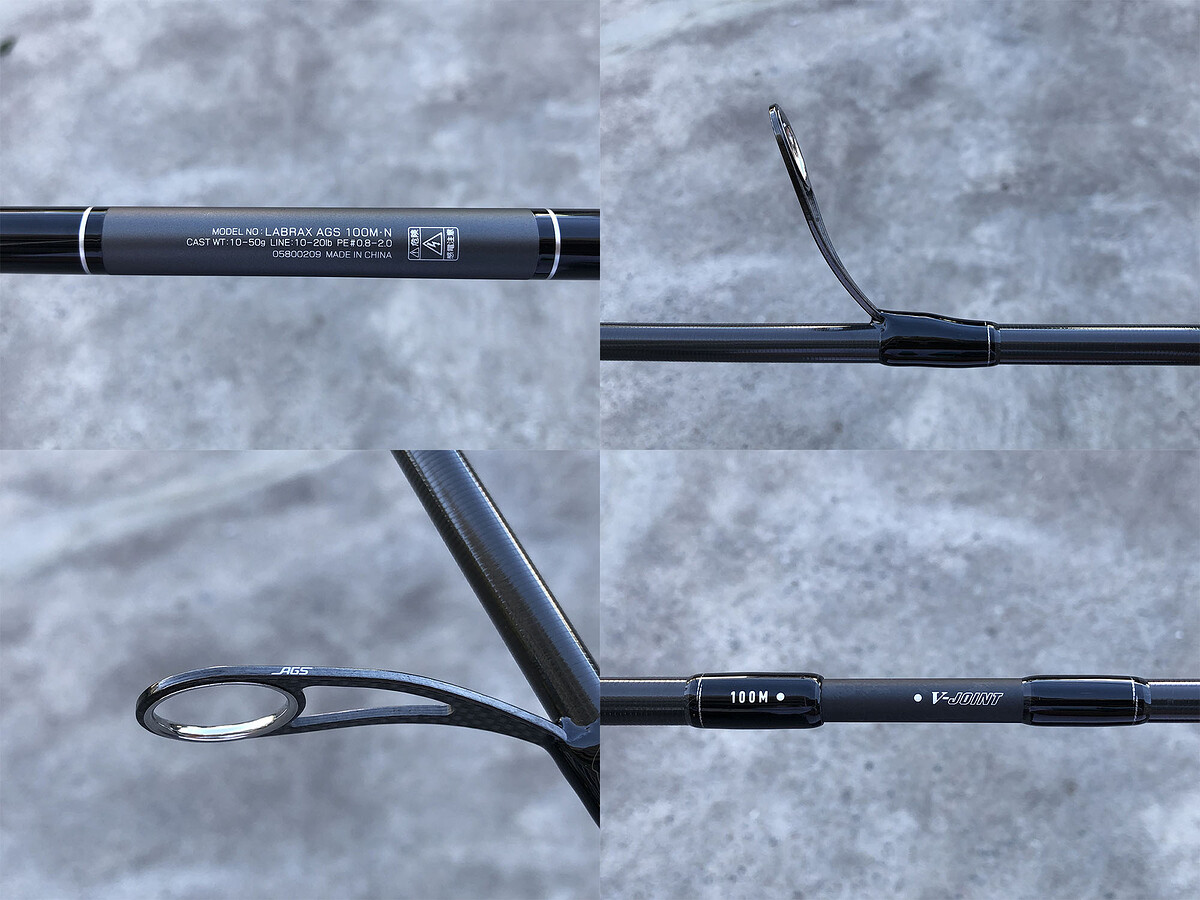 Daiwa LABRAX AGS 100M คัน 2 ท่อนต่อกลางยาว 10 ฟุต Cast Wt: 10-50g , Line: 10-20lb , PE#0.8-2.0 คันสว