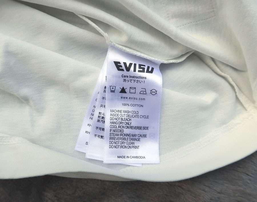 EVISU LOGO oversize