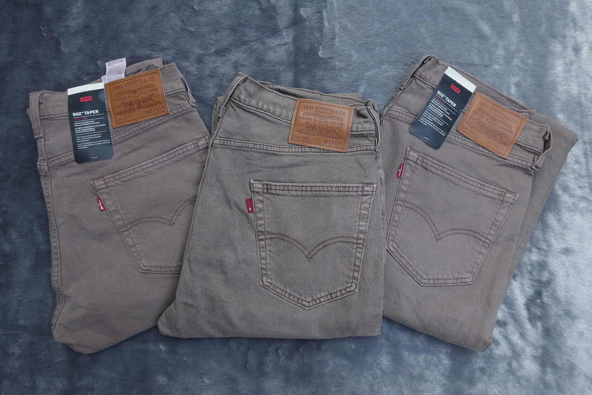 LEVI'S 502 TAPER Big E PREMIUM /w.34/35/36/40 ใหม่แท้ตัดป้าย รวมส่ง Flash