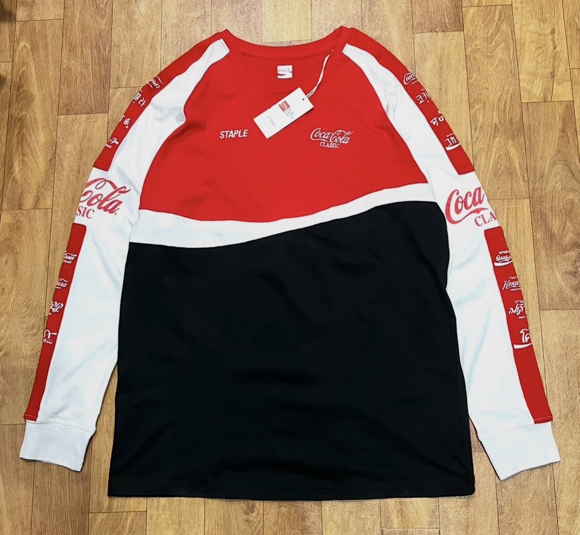 เสื้อ Staple X Coca-Cola Apparel Collection Long Sleeve T-Shirt