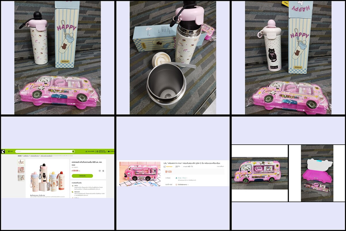 
รายการที่ 2               จ่าย 99.- รับเลยตามรูป  สินค้าประกอบด้วย 1. กระบอกน้ำสแตนเลส  ตีเป็นมือส