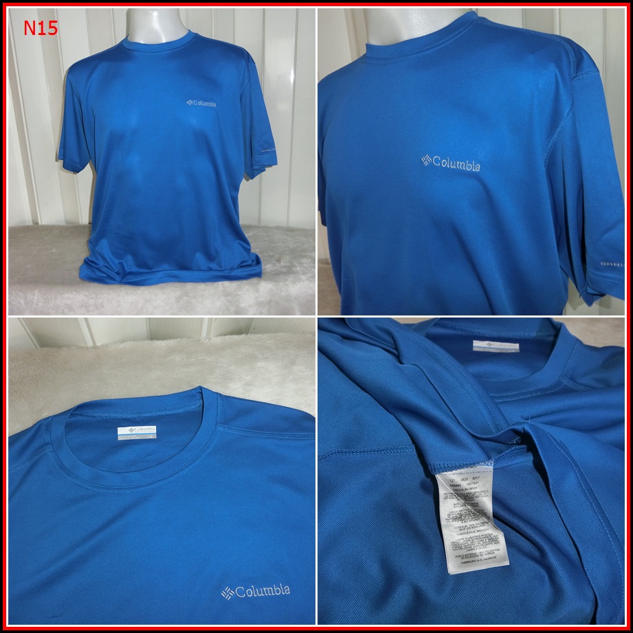 N15.Columbia เสื้อใส่ออกทริปกลางแจ้ง ตกปลา เดินป่าและแคมปิ้ง เนื้อผ้าชนิดบางๆ ผ้าแห้งไว   Size L อก 