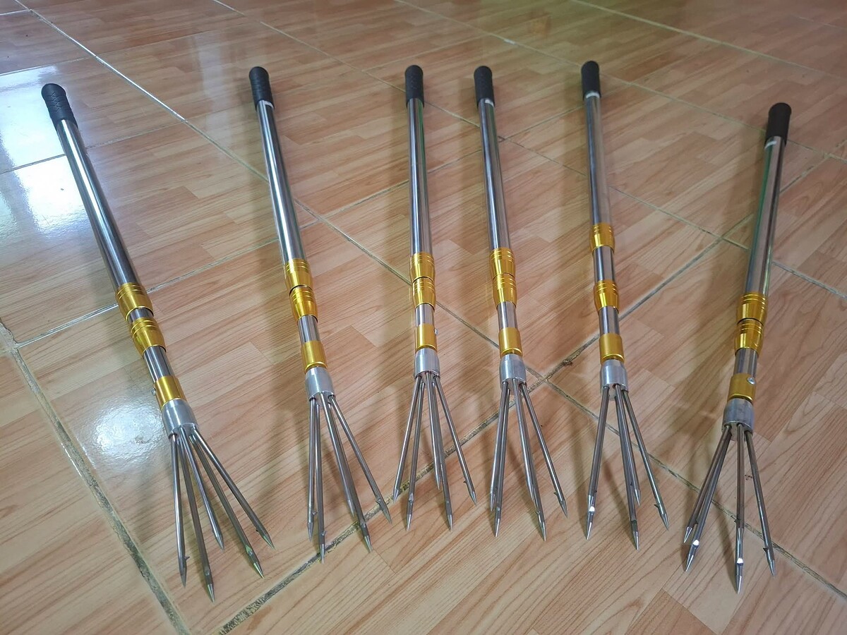 #น้ำมาแล้ว..ฉมวกแสตนเลส พกพาสะดวก