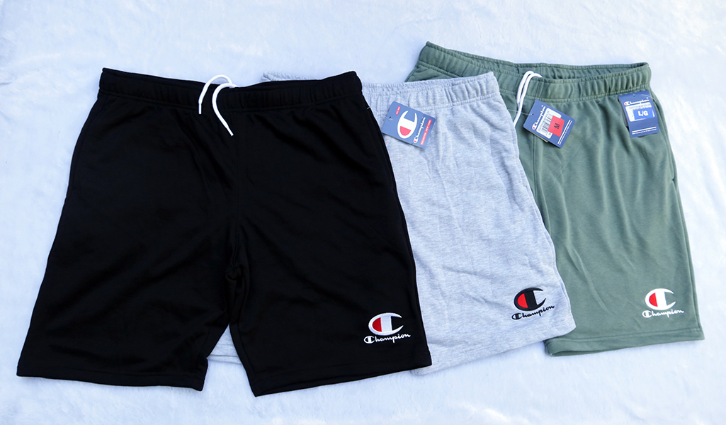 Champion /S/M/L/XL (34-36/36-38/38-40/40-44) กางเกงขาสั้น 4 สีสวยใหม่หลุดโรงงาน