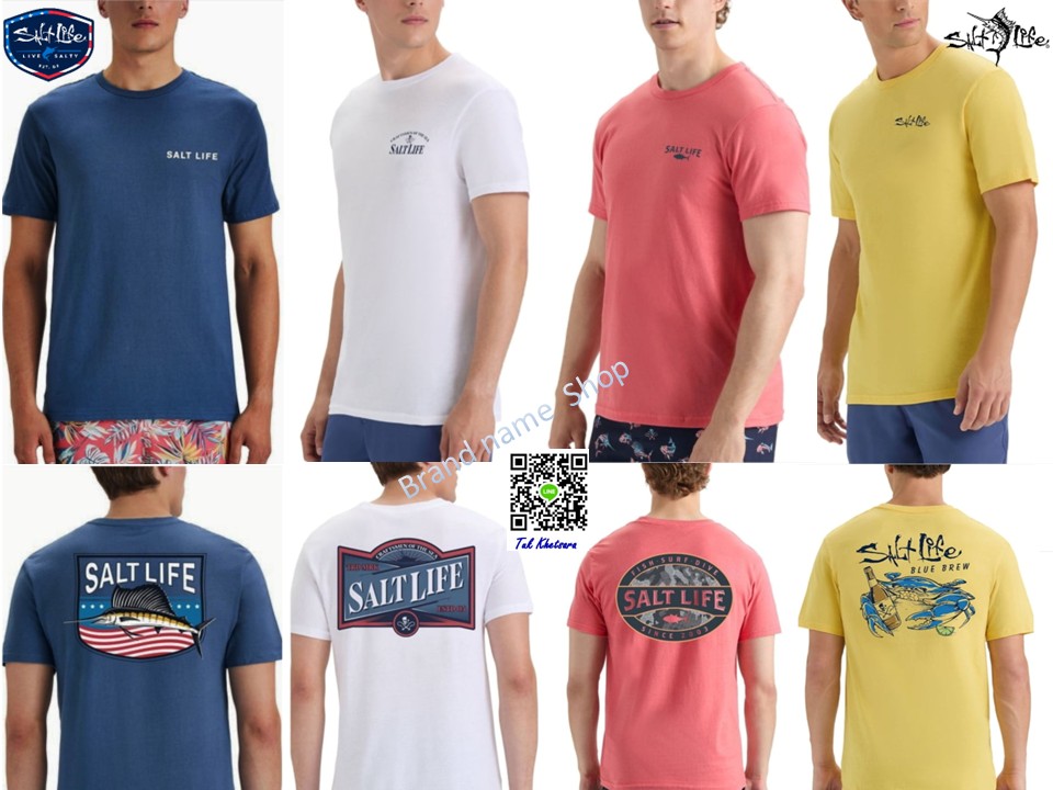 รอบอก 43-44/47-48/50-51” เสื้อคอกลม Salt Life Men's Graphic T-Shirt